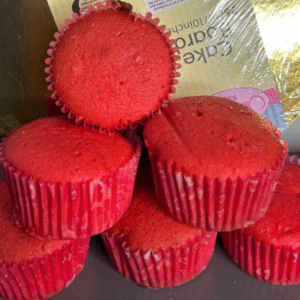 Strawberry Cupcakes 1 (No Frosting)