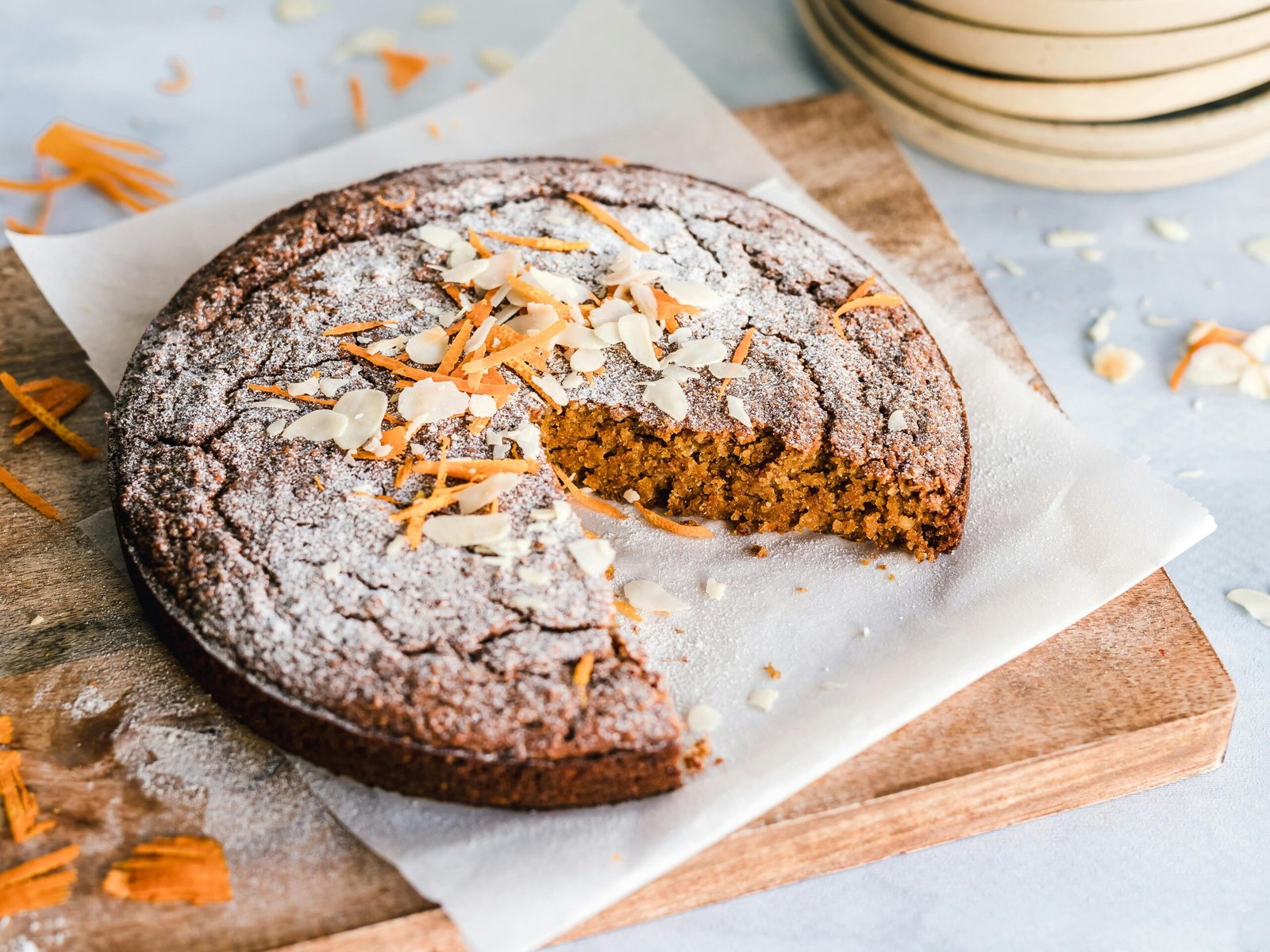 Nutty Carrot Crunch Cake
